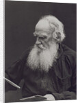 Portrait of the author Count Lev Nikolayevich Tolstoy by Anonymous