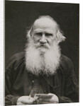 Portrait of the author Count Lev Nikolayevich Tolstoy by Anonymous