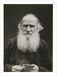 Portrait of the author Count Lev Nikolayevich Tolstoy by Anonymous