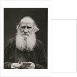 Portrait of the author Count Lev Nikolayevich Tolstoy by Anonymous