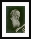 Portrait of the author Count Lev Nikolayevich Tolstoy by Anonymous