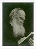 Portrait of the author Count Lev Nikolayevich Tolstoy by Anonymous