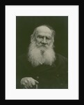 Portrait of the author Count Lev Nikolayevich Tolstoy by Anonymous