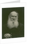Portrait of the author Count Lev Nikolayevich Tolstoy by Anonymous