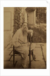 Portrait of the author Count Lev Nikolayevich Tolstoy by Anonymous