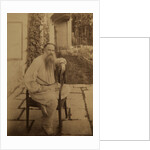 Portrait of the author Count Lev Nikolayevich Tolstoy by Anonymous
