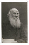 Portrait of the author Count Lev Nikolayevich Tolstoy by Anonymous