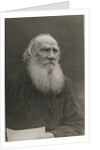 Portrait of the author Count Lev Nikolayevich Tolstoy by Anonymous