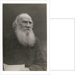Portrait of the author Count Lev Nikolayevich Tolstoy by Anonymous