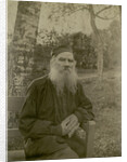 Portrait of the author Count Lev Nikolayevich Tolstoy by Anonymous