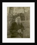 Portrait of the author Count Lev Nikolayevich Tolstoy by Anonymous