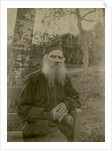Portrait of the author Count Lev Nikolayevich Tolstoy by Anonymous