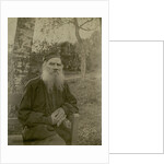 Portrait of the author Count Lev Nikolayevich Tolstoy by Anonymous
