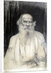 Portrait of the author Count Lev Nikolayevich Tolstoy by Anonymous