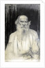 Portrait of the author Count Lev Nikolayevich Tolstoy by Anonymous