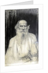 Portrait of the author Count Lev Nikolayevich Tolstoy by Anonymous