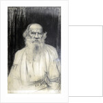 Portrait of the author Count Lev Nikolayevich Tolstoy by Anonymous