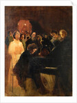 Leo Tolstoy at the concert given by Anton Rubinstein by Anonymous