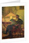 Leo Tolstoy reading by Anonymous