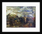 Kirov visiting the Putilov factory by Anonymous