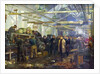 Kirov visiting the Putilov factory by Anonymous