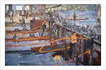 The hot rolling workshop of the Red Nail Makers Factory in Leningrad by Anonymous