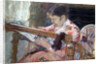 Lydia at a Tapestry by Anonymous