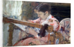 Lydia at a Tapestry by Anonymous