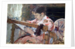 Lydia at a Tapestry by Anonymous
