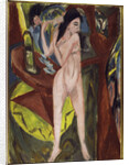 Nude from the Back with Mirror and Man by Anonymous
