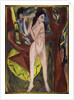 Nude from the Back with Mirror and Man by Anonymous