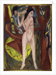 Nude from the Back with Mirror and Man by Anonymous