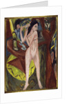Nude from the Back with Mirror and Man by Anonymous