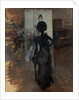 Woman in Black who Watches the Pastel of Signora Emiliana Concha de Ossa by Anonymous