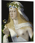 Idealized Portrait of a Courtesan as Flora by Anonymous