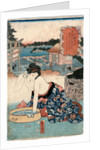 Goten-yama, from the series One Hundred Beautiful Women at Famous Places in Edo (Edo meisho hyakunin by Anonymous