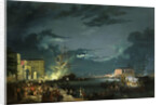 Nocturne with the Festa del Redentore by Anonymous