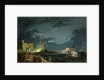 Nocturne with the Festa del Redentore by Anonymous