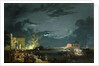 Nocturne with the Festa del Redentore by Anonymous