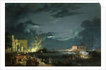 Nocturne with the Festa del Redentore by Anonymous