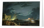 Nocturne with the Festa del Redentore by Anonymous