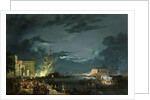 Nocturne with the Festa del Redentore by Anonymous