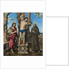 The Saints Sebastian, John the Baptist and Francis of Assisi by Anonymous