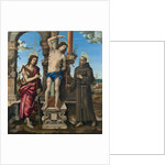 The Saints Sebastian, John the Baptist and Francis of Assisi by Anonymous