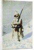 Soldier in the snow (All quiet on the Shipka Pass) by Anonymous