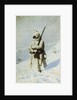 Soldier in the snow (All quiet on the Shipka Pass) by Anonymous