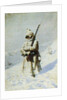 Soldier in the snow (All quiet on the Shipka Pass) by Anonymous