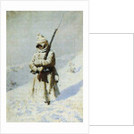Soldier in the snow (All quiet on the Shipka Pass) by Anonymous