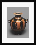 Hydria (Kalpis) with a Depiction of a Scene in Gynaeceum. Attic pottery by Anonymous