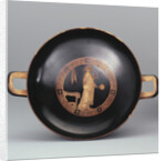 Kylix. A Woman with a Mirror. Attic pottery by Anonymous